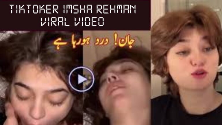 tiktoker imsha rehman viral video