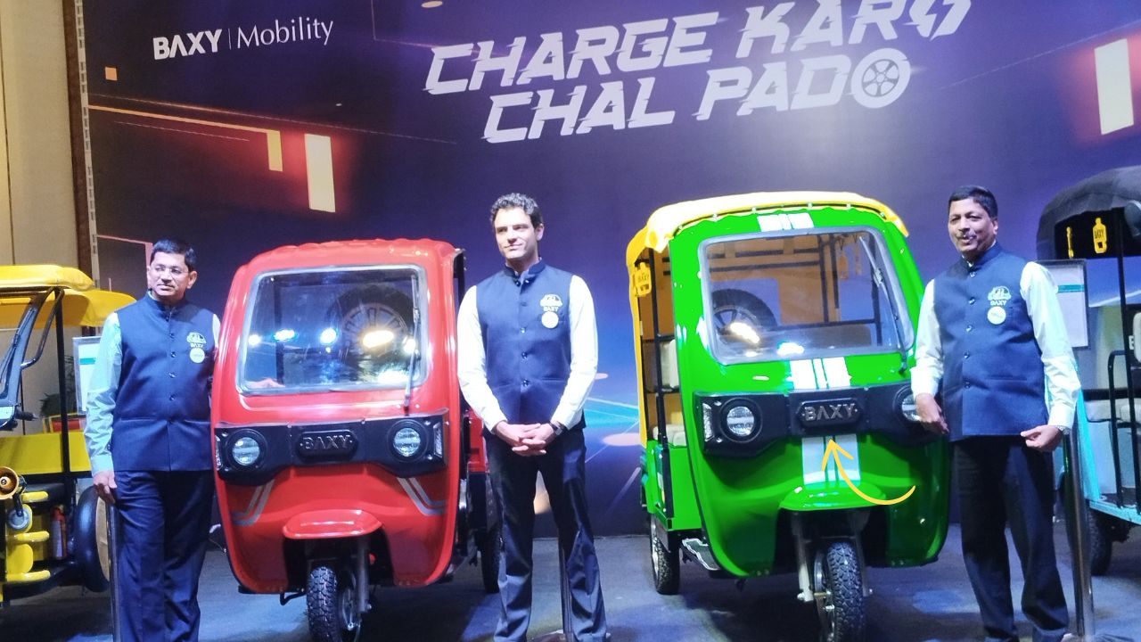 BAXY Mobility Launches New Range of Electric Three-Wheelers in India