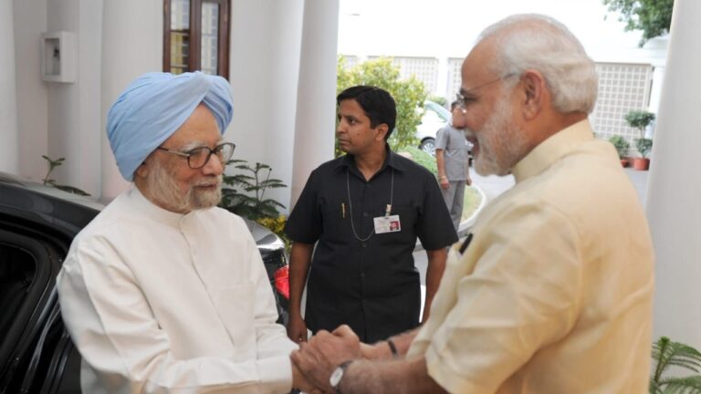 manmohan singh narendra modi