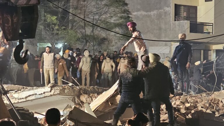 Big breaking 5 storey building collapses in Mohali