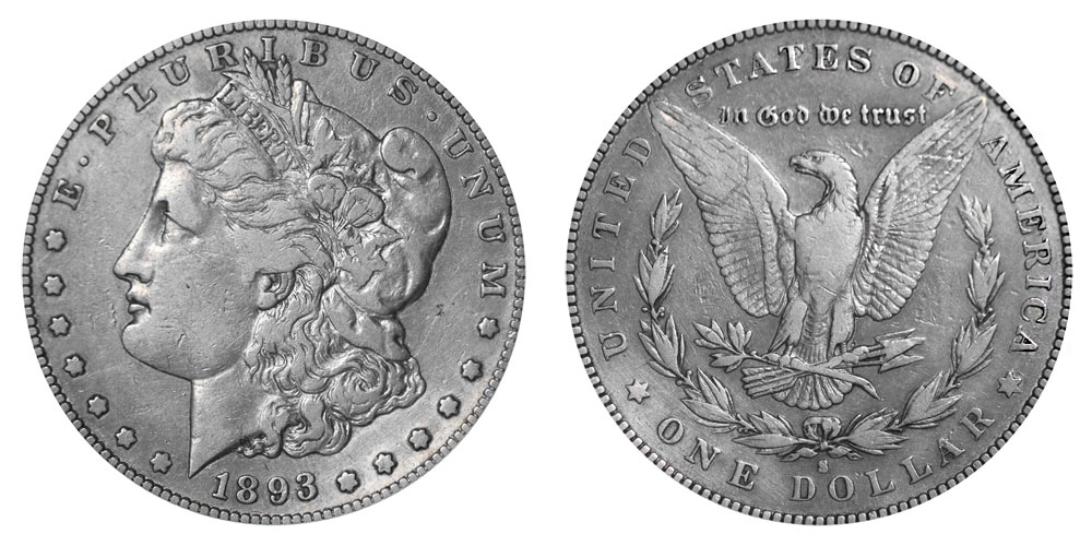 1893-S Morgan Silver Dollar