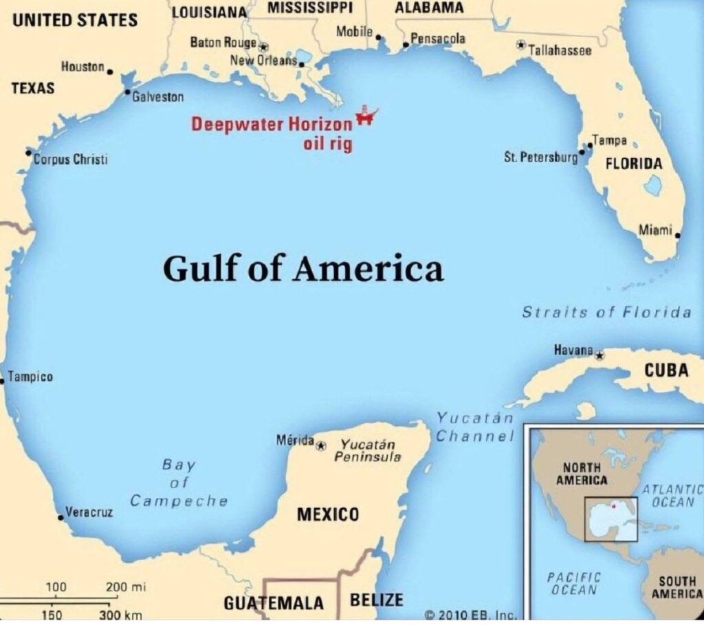 gulf of mexico or gulf of america