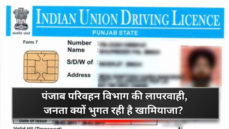 punjab driving license news