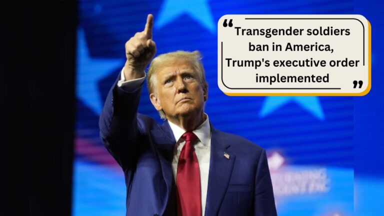 trump ordered for transgender soldiers ban