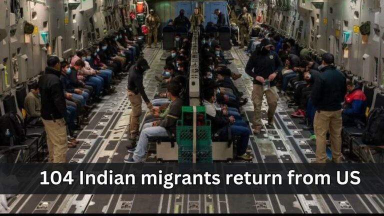 104 Indian migrants return from US