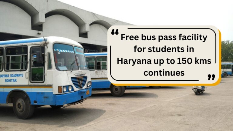 free bus pass haryana