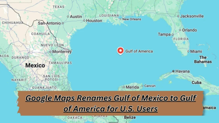 google maps, gulf of america