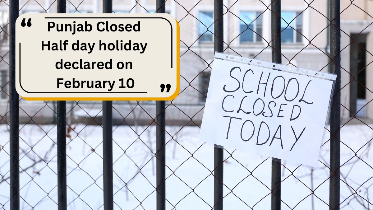 Punjab Closed: Half day holiday declared on February 10