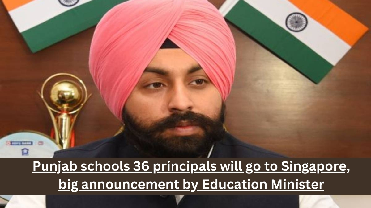 punjab education minister harjot singh bains