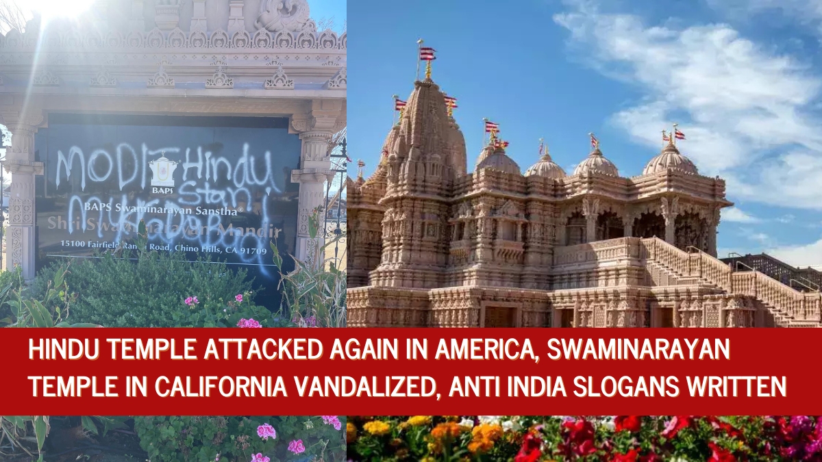 Swaminarayan temple in California vandalized