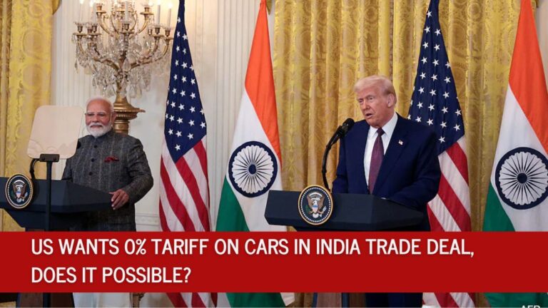 US wants 0% tariff on cars in india trade deal