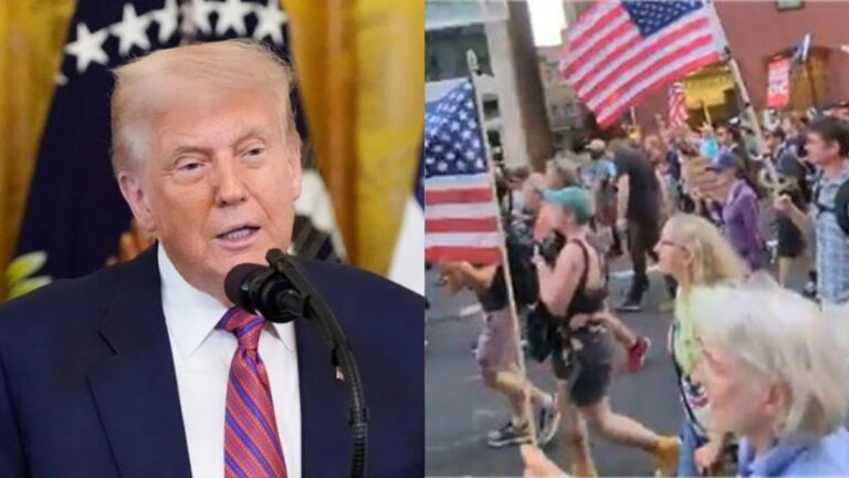 trump's policy protest america