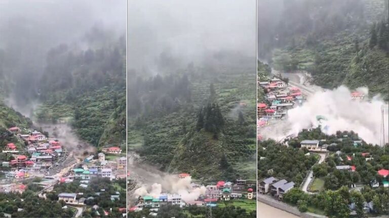 Uttrakhand Tragedy cloud burst dharali