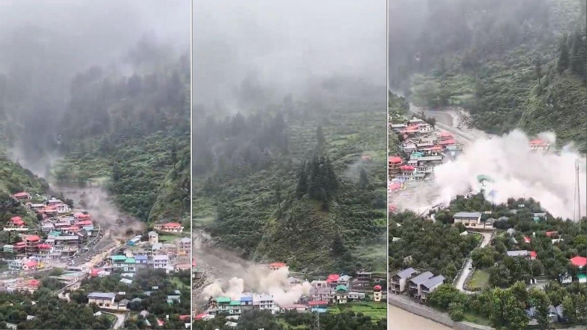 Uttrakhand Tragedy cloud burst dharali